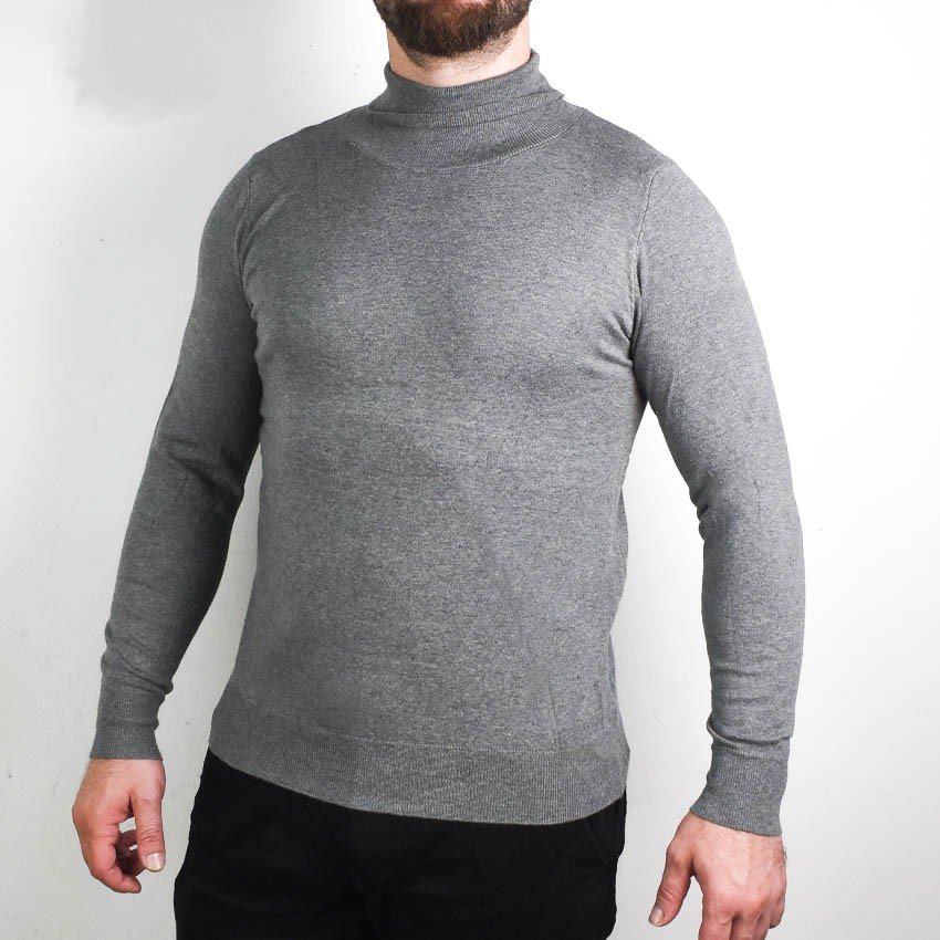  Pull col-roulé pour homme سترة صوفية دافئة للرجال
