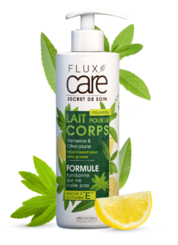 Flux care Lait pour le Corps Verveine &Citron jaune