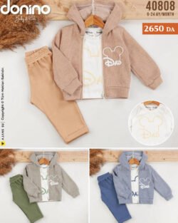 ENSEMBLE JOGGING garçon bébé 6-24 mois 3 piece