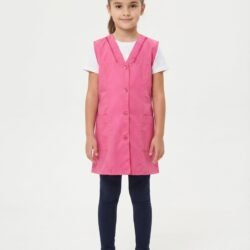 TABLIER D ECOLE FILLETTE ROSE 14/18A