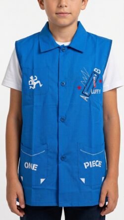 TABLIER D'ECOLE GAR BLEU DACINE