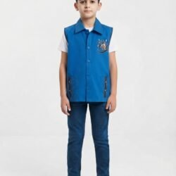 TABLIER CRECHE GAR BLUE 4-5ANS
