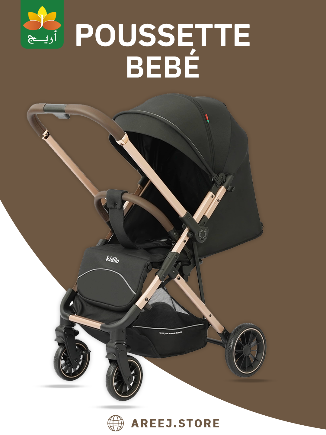  POUSSETTE BEBE REVERSOL KIDILO 6530 PRO