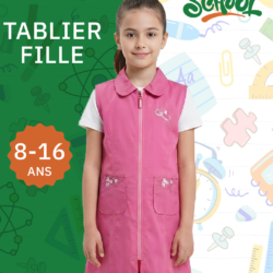 TABLIER FILLE CEREZA 8-16 ANS