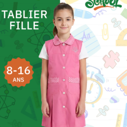 TABLIER FILLE CEREZA 8-16 ANS