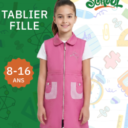 TABLIER FILLE CEREZA 8-16 ANS