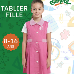 TABLIER FILLE CEREZA 8-16 ANS